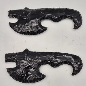 Black Obsidian Crystal Axe