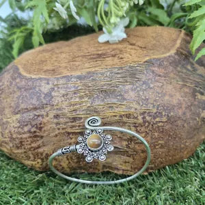 Tiger Eye Silver Plated Bracelet for Women