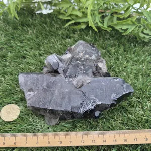 Raw Smoked Quartz Cluster | Natural Healing Crystal | Unique Mineral Gift