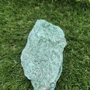 Rough Fuchsite Specimen | Natural Green Healing Crystal | Unique Crystal Home Decor
