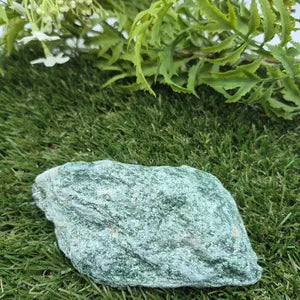 Rough Fuchsite Specimen | Natural Green Healing Crystal | Unique Crystal Home Decor