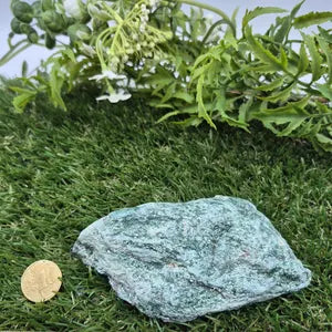 Rough Fuchsite Specimen | Natural Green Healing Crystal | Unique Crystal Home Decor