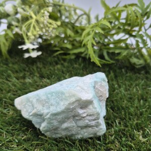Rough Amazonite Specimen | Natural Healing Crystal | Beautiful Home Decor & Gift