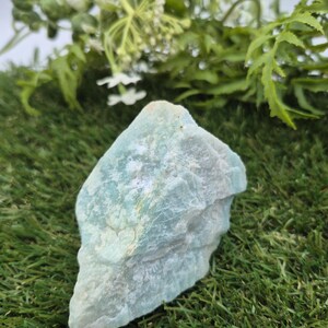 Rough Amazonite Specimen | Natural Healing Crystal | Beautiful Home Decor & Gift