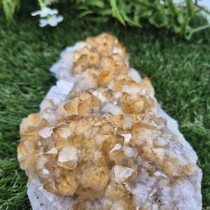 Citrine Rough Crystal, Citrine Cluster, Rough Citrine Crystal, Geode Home Decor, Happiness Prosperity