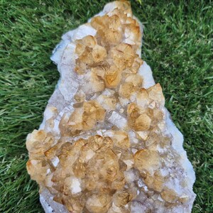 Citrine Rough Crystal, Citrine Cluster, Rough Citrine Crystal, Geode Home Decor, Happiness Prosperity