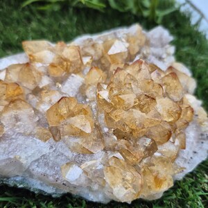 Citrine Rough Crystal, Citrine Cluster, Rough Citrine Crystal, Geode Home Decor, Happiness Prosperity