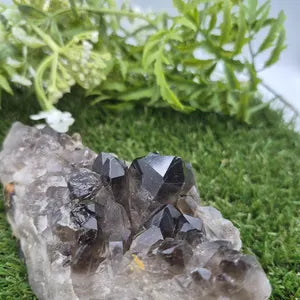 Raw Smoked Quartz Cluster | Natural Healing Crystal | Unique Mineral Gift