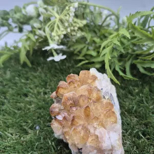 Raw Citrine Cluster - Natural Rough Yellow Crystal Specimen