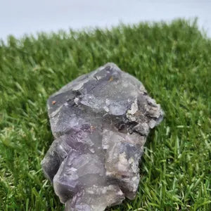 Raw Fluorite Cubes Mineral Specimen – Natural Cubic Greek Crystal