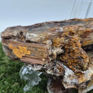 Selenite with Iron Oxidation – Raw Greek Crystal, Rare Mineral Specimen