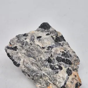 Raw Quartz with Black Tourmaline | Protection & Cleansing Crystal