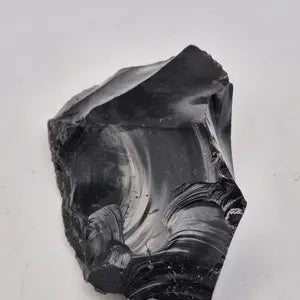 Raw Black Obsidian, Collector's Piece Rough Black Mineral