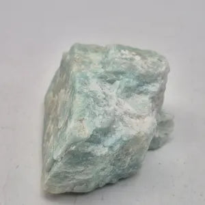 Rough Amazonite Specimen: Natural Healing Crystal Home Decor
