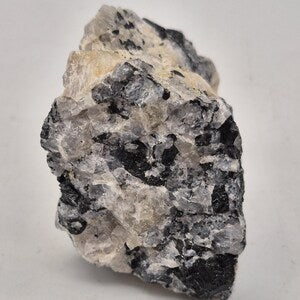 Raw Quartz with Black Tourmaline | Protection & Cleansing Crystal