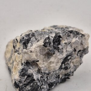 Raw Quartz with Black Tourmaline | Protection & Cleansing Crystal