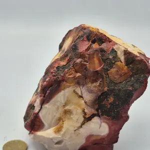 Raw Mookaite Jasper Specimen: Collector Display Stone