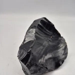 Raw Black Obsidian, Collector's Piece Rough Black Mineral