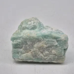 Rough Amazonite Specimen: Natural Healing Crystal Home Decor