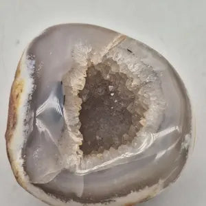 Natural Agate with Quartz Geode – Crystal Mineral Specimen