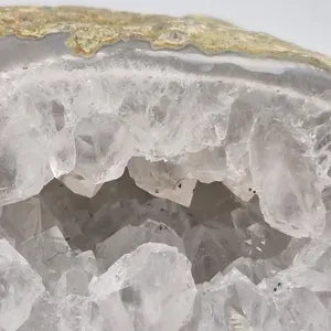 Natural Agate with Quartz Geode – Crystal Mineral Specimen