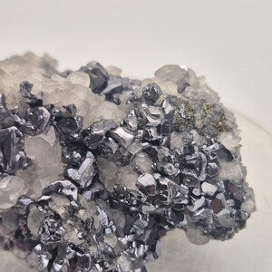 Galena Pyrite Calcite Cluster | Bulgarian Mineral Specimen