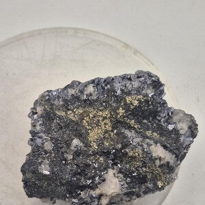 Galena Pyrite Calcite Cluster | Bulgarian Mineral Specimen