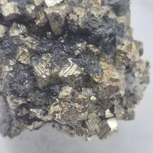 Galena Pyrite Cluster | Bulgarian Mineral Specimen
