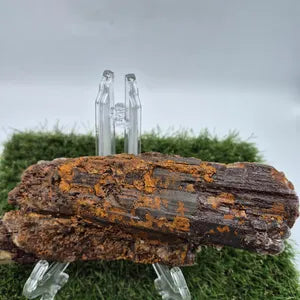 Selenite with Iron Oxidation – Raw Greek Crystal, Rare Mineral Specimen