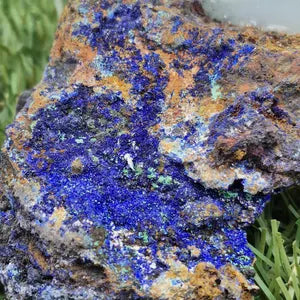 Azurite Malachite Rough Stone from Greece | Raw Greek Mineral Specimen