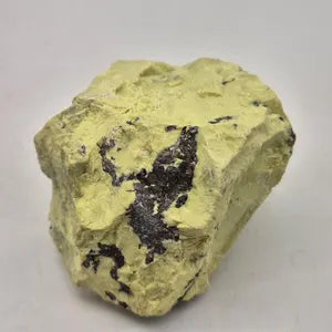 Raw Serpentine Galena Crystal | Healing Stone for Grounding & Protection