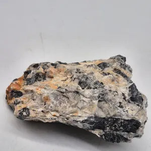 Raw Quartz with Black Tourmaline | Protection & Cleansing Crystal