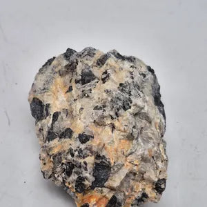 Raw Quartz with Black Tourmaline | Protection & Cleansing Crystal