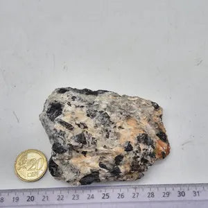 Raw Quartz with Black Tourmaline | Protection & Cleansing Crystal