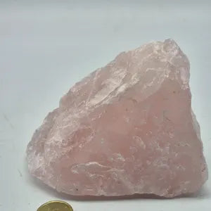 Rough Rose Quartz Crystal | Large Natural Mineral Specimen