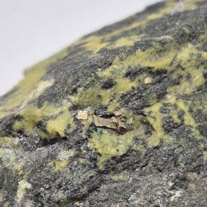Serpentine, Galena & Pyrite Crystal Specimen: Natural Mineral Collector's Stone