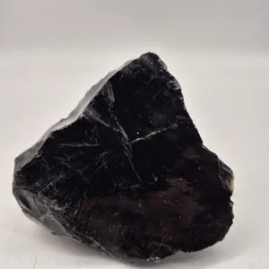 Raw Black Obsidian, Collector's Piece Rough Black Mineral
