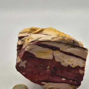Raw Mookaite Jasper Specimen: Collector Display Stone