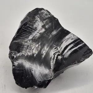 Raw Black Obsidian, Collector's Piece Rough Black Mineral