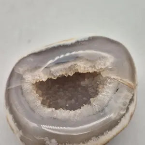 Natural Agate with Quartz Geode – Crystal Mineral Specimen