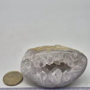 Natural Agate with Quartz Geode – Crystal Mineral Specimen