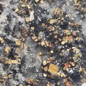 Galena Chalcopyrite Calcite Pyrite Cluster | Bulgarian Mineral Specimen