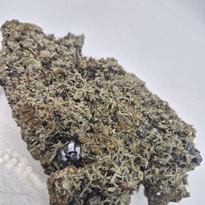 Galena Chalcopyrite Quartz Points Pyrite Cluster | Bulgarian Mineral Specimen
