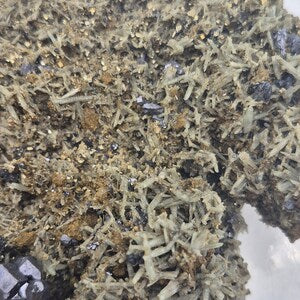 Galena Chalcopyrite Quartz Points Pyrite Cluster | Bulgarian Mineral Specimen