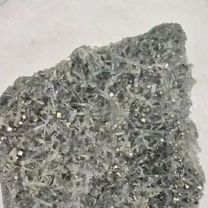 Galena Pyrite Quartz Points Cluster | Bulgarian Mineral Specimen