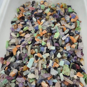 Crystal Talisman Pouch – 100g Chakra Healing Stones Set