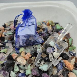 Crystal Talisman Pouch – 100g Chakra Healing Stones Set