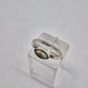 Labradorite Silver Plated Ring
