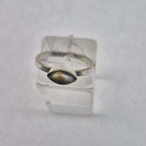 Labradorite Silver Plated Ring