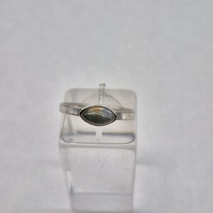 Labradorite Silver Plated Ring